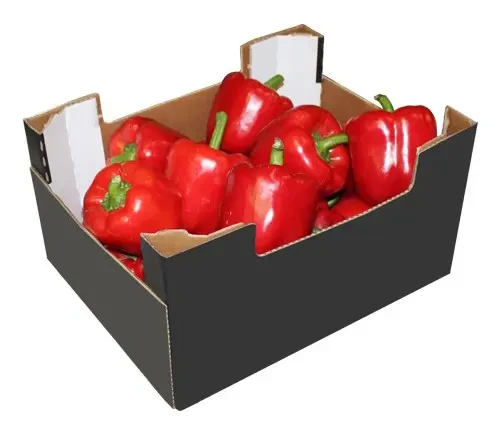 Box of Red Bell Pepper