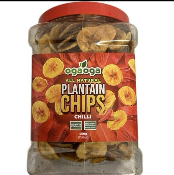 450g Oga-Oga Plantain chips (Chilli)
