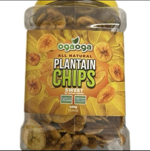 450g Oga-Oga Plantain chips (Sweet)