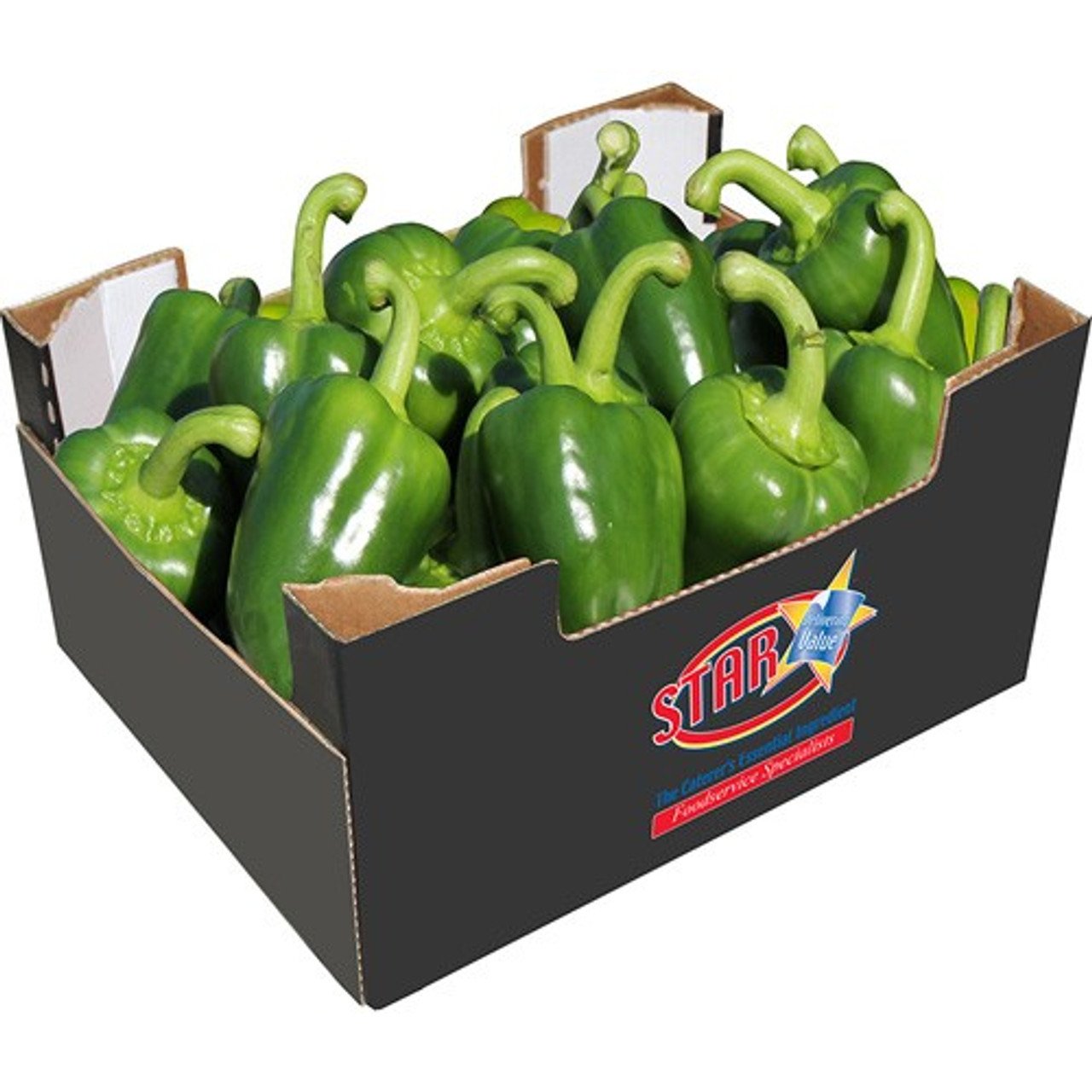 Box of Green Bell Pepper