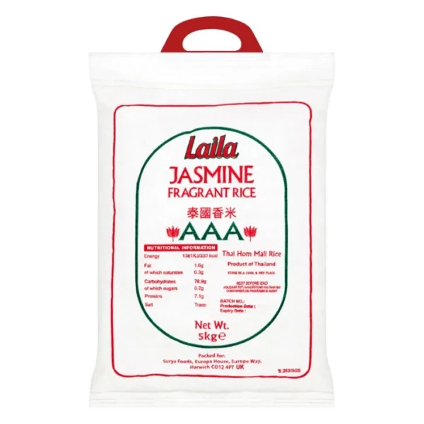 5kg Laila Jasmine AAA Fragrant Rice